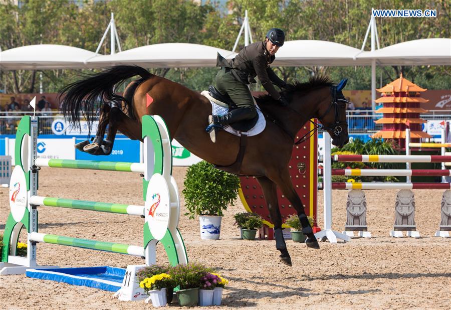 (SP)CHINA-WUHAN-7TH MILITARY WORLD GAMES-EQUESTRIAN-JUMPING INDIVIDUAL