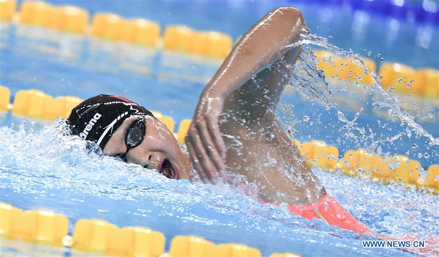 (SP)CHINA-WUHAN-7TH MILITARY WORLD GAMES-WOMEN-SWIMMING