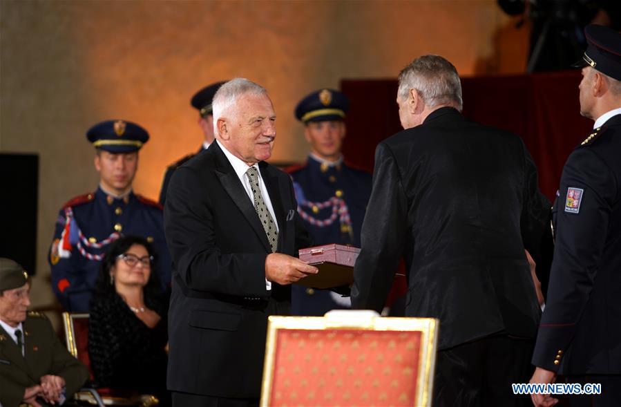 CZECH REPUBLIC-PRAGUE-MEDAL CONFERRING CEREMONY