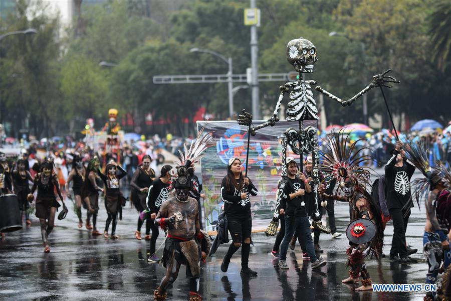 MEXICO-MEXICO CITY-DAY OF THE DEAD-PARADE