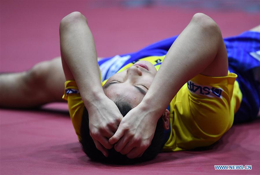 (SP)CHINA-CHENGDU-TABLE TENNIS-ITTF MEN'S WORLD CUP-QUARTERFINAL(CN)