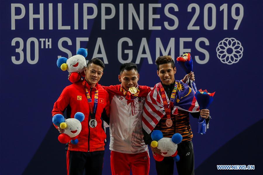 (SP)PHILIPPINES-QUEZON CITY-SEA GAMES-WEIGHTLIFTING