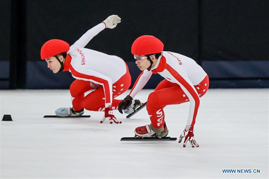 (SP)PHILIPPINES-MANDALUYONG CITY-SEA GAMES-SHORT TRACK