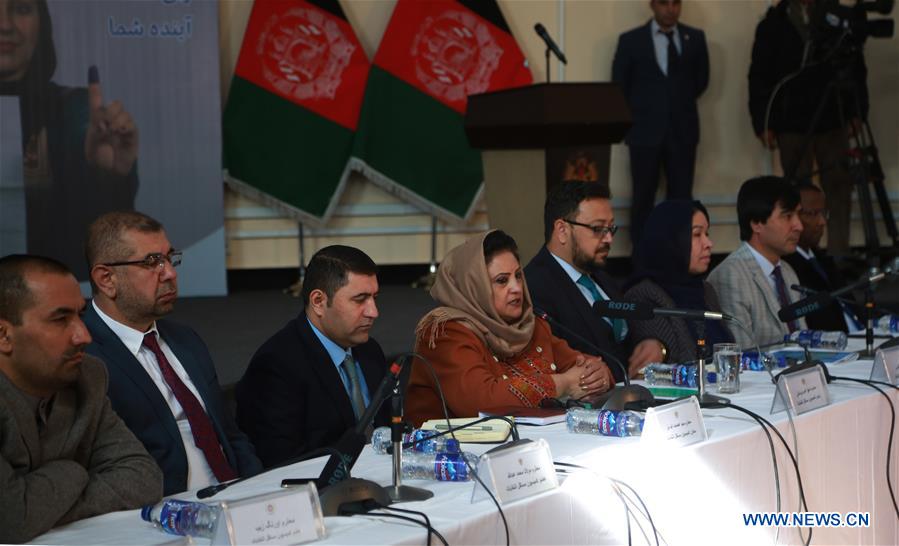 AFGHANISTAN-KABUL-ELECTION-PRESS CONFERENCE