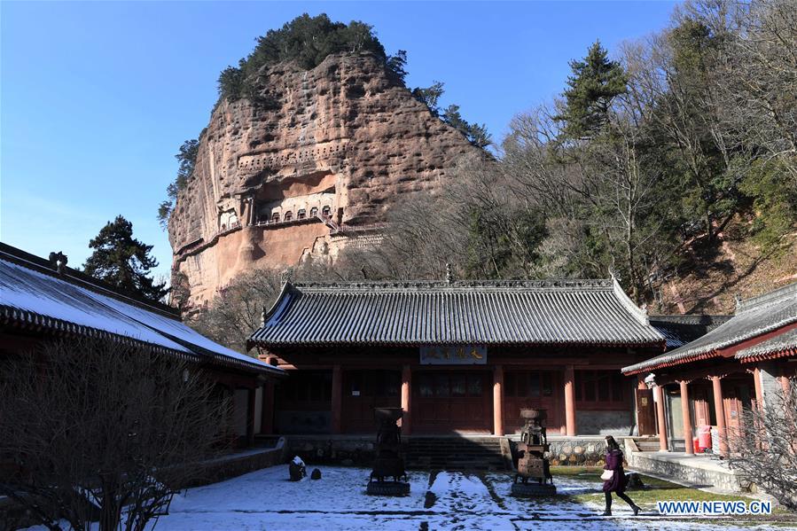 CHINA-GANSU-MAIJI MOUNTAIN GROTTOES (CN)