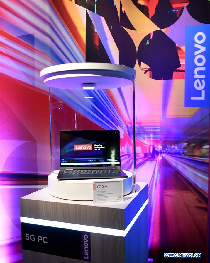 U.S.-LAS VEGAS-CES 2020-LENOVO-5G PC-LAUNCH