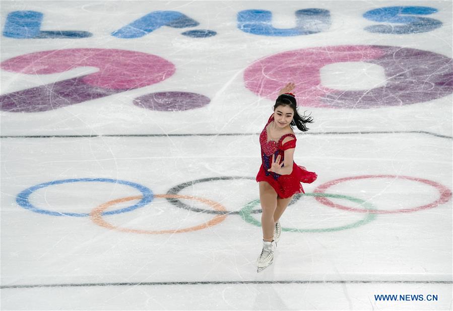 (SP)SWITZERLAND-LAUSANNE-WINTER YOG-FIGURE SKATING-WOMEN SINGLE SHORT PROGRAM