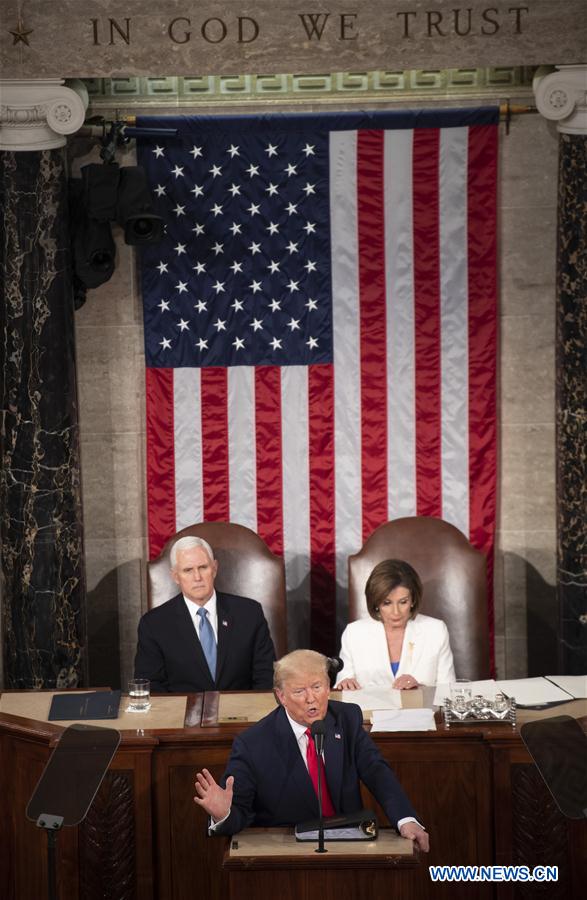 U.S.-WASHINGTON D.C.-TRUMP-STATE OF THE UNION-ADDRESS