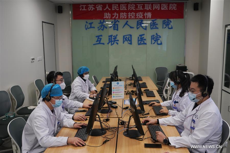 CHINA-JIANGSU-NANJING-NOVEL CORONAVIRUS-PREVENTION-INTERNET HOSPITAL (CN)