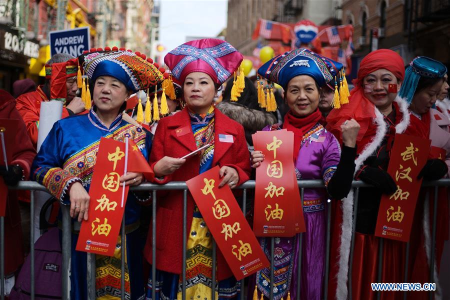 U.S.-NEW YORK-CHINESE LUNAR NEW YEAR-PARADE