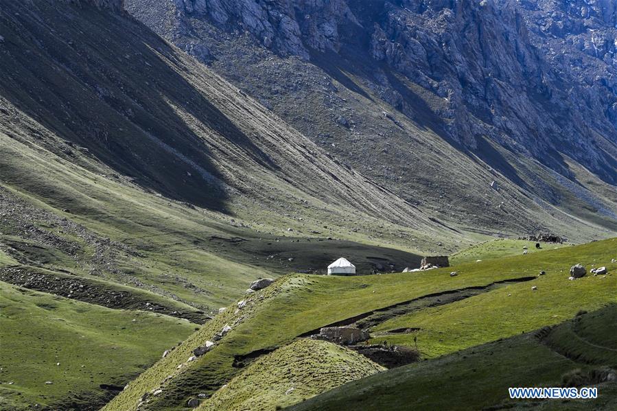 CHINA-XINJIANG-TAXKORGAN-PASTURE-SCENERY (CN)