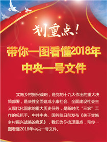 划重点！带你一图看懂2018年中央一号文件