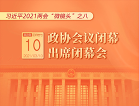 习近平2021两会“微镜头”之八：3月10日 政协会议闭幕，出席闭幕会